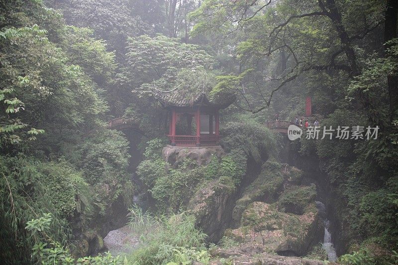 Qingyin Pavilion (清音阁) in Mount Emei, Sichuan, China